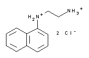 molecule for: N-(1-Naphthyl) Ethylenediamine Dihydrochloride for analysis, ACS