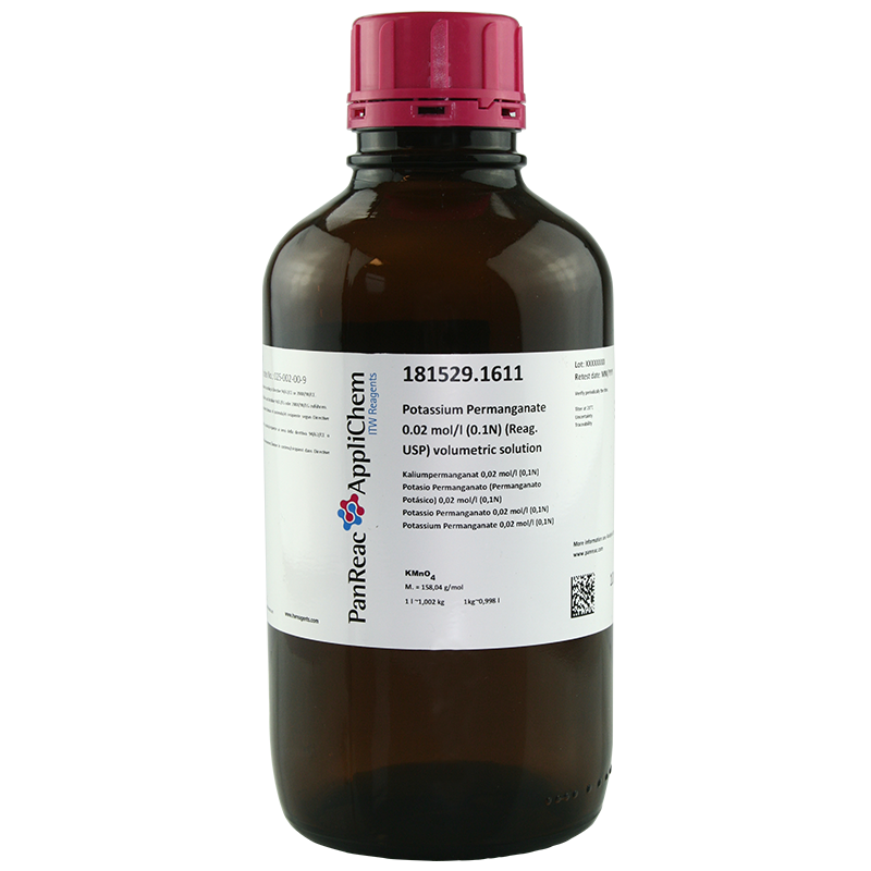 Potassium Permanganate 0.02 mol/l (0.1N) (Reag. USP) volumetric solution