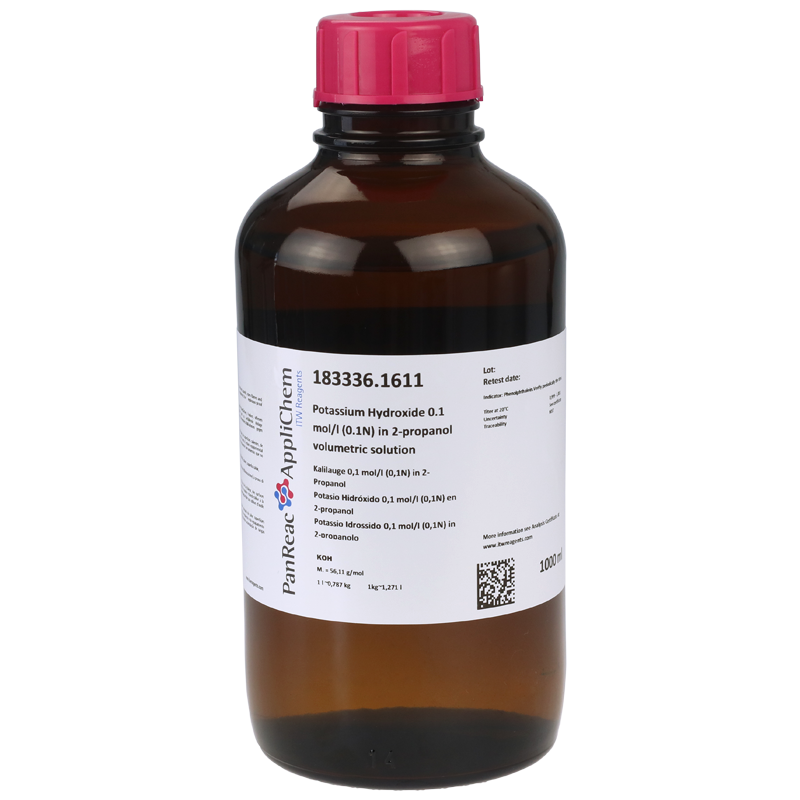 Potassium Hydroxide 0.1 mol/l (0.1N) in 2-propanol volumetric solution ...