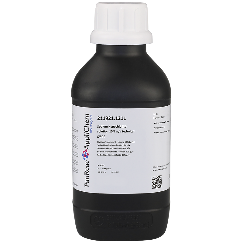 Sodium Hypochlorite Solution 10 W V Technical Grade Itw Reagents