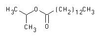 molecule for: Isopropyl Myristate, 98% for synthesis