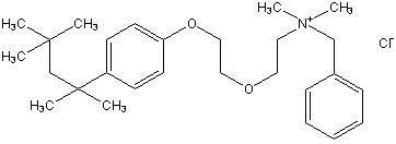 molecule for: Benzethoniumchlorid - Lösung 0,004 mol/l (0,004M) Maßlösung