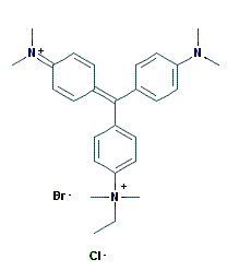 molecule for: Methylgrün (C.I. 42585) (Ph. Fr.) Pharmaqualität