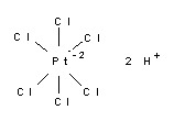 molecule for: Hexachloroplatinic(IV) Acid 6-hydrate (Reag. USP, Ph. Eur.) for analysis, ACS