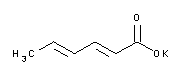 molecule for: Potassium Sorbate (BP, Ph. Eur.) pure, pharma grade