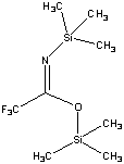 molecule for: N,O-Bis-(Trimethylsilyl)-Trifluoroacetamide for GC