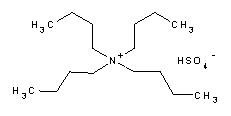 molecule for: Tetrabutylammoniumhydrogensulfat für HPLC