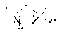 molecule for: D(-)-Fructose (USP, BP, Ph. Eur.) pharma grade, BioChemica