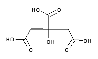 molecule for: Citronensäure - Monohydrat (Reag. USP) zur Analyse, ACS, ISO