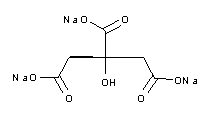 molecule for: tri-Sodium Citrate 2-hydrate (USP, BP, Ph. Eur.) pure, pharma grade