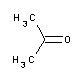 molecule for: Acetone, 99.5% for synthesis